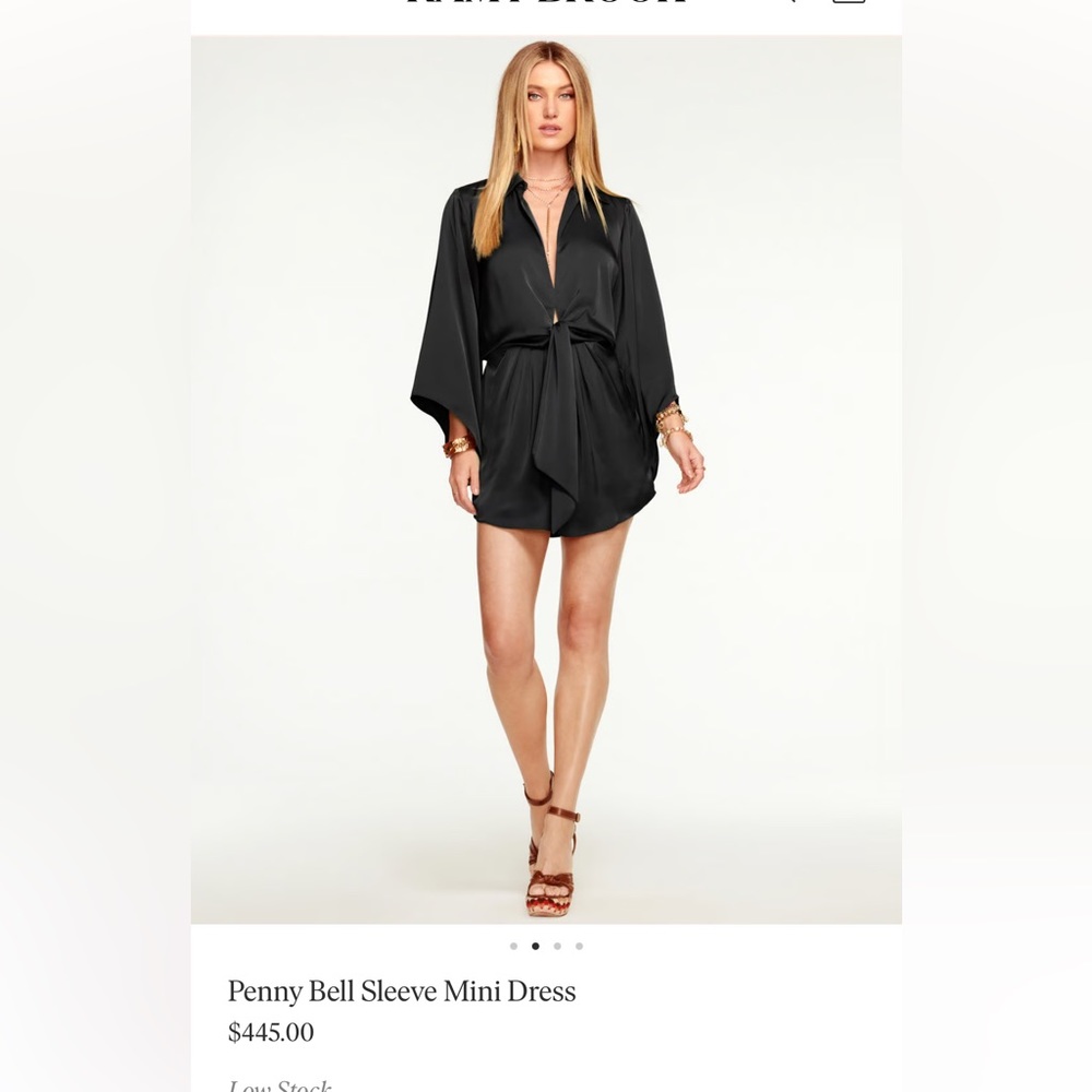 Ramey Brooke Penny dress black size small